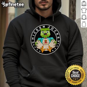 Stylish Minecraft hoodie featuring a top chicken jockey cube solver design, perfect for gamers and fans of Minecraft.
