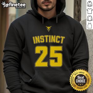 Top Instinct 25 Hoodie in navy blue, featuring a stylish design and perfect for casual wear and outdoor activities.