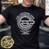 Funny Ghost In The Shell 'The Laughing Man' logo T-Shirt featuring a playful design that showcases the hacked sight theme.