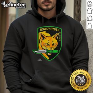 Alt Text: Good Rowdy Ryder reviews Cat Hound logo hoodie showcasing stylish design and vibrant colors for pet lovers.