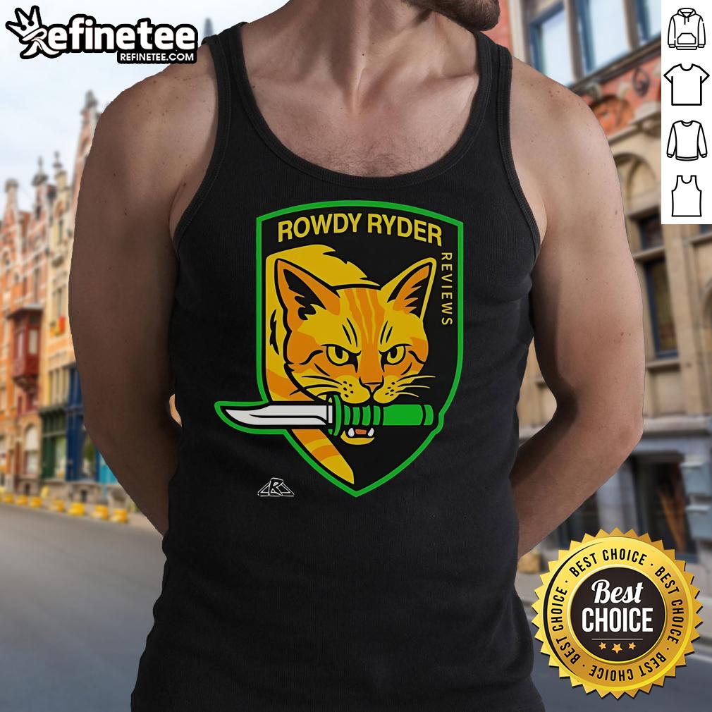 Good Rowdy Ryder Reviews Cat Hound Logo Tank Top featuring a stylish design and vibrant colors for casual wear.