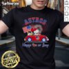 Good Snoopy and Woodstock Astros Happy 4th of July T-Shirt featuring festive designs and vibrant colors.