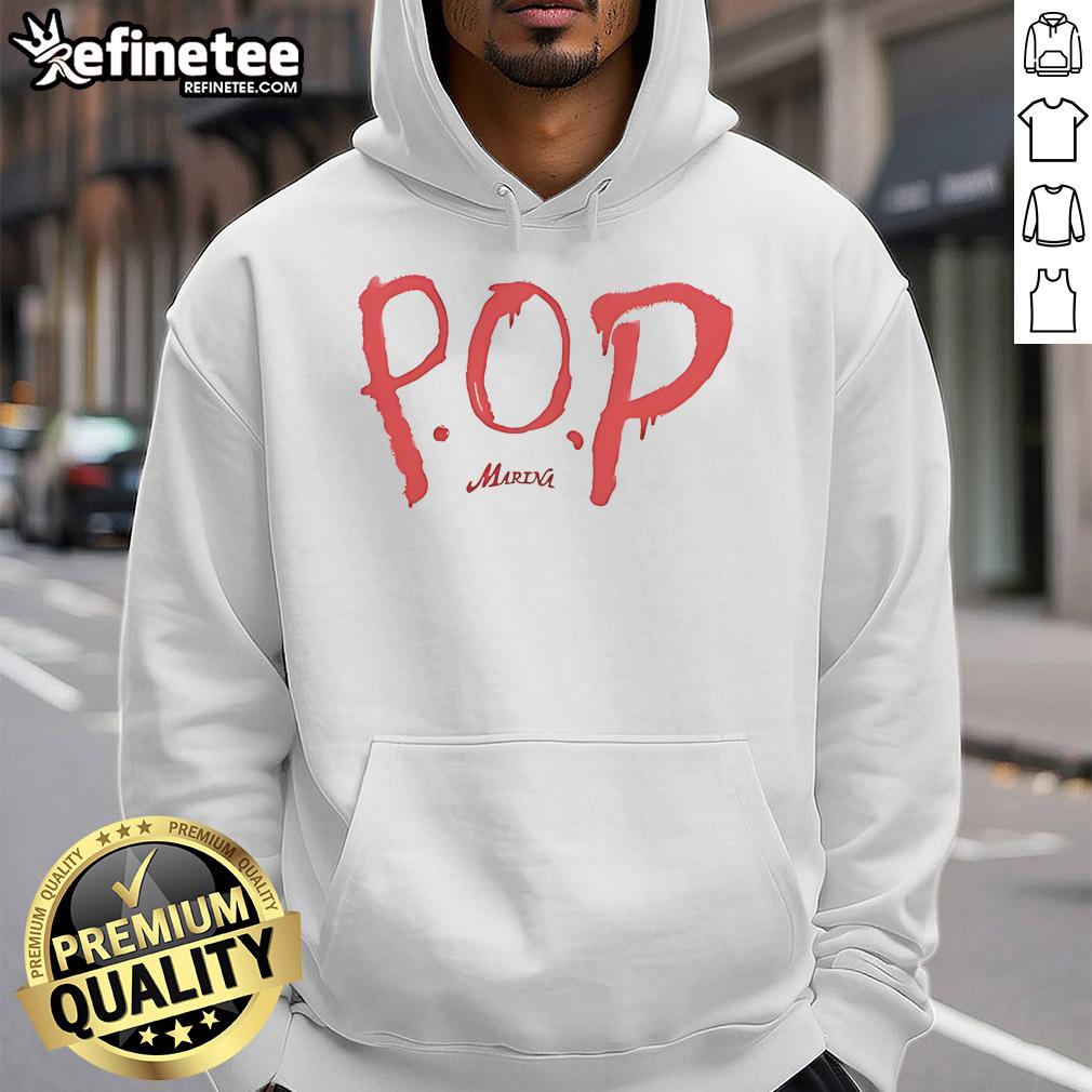 Stylish Nice P.O.P. Marina Hoodie in navy blue, perfect for casual outings and comfortable wear.