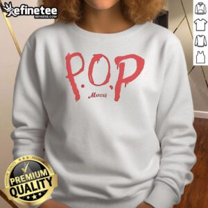 Alt Text: Nice P.O.P. Marina Sweatshirt in soft fabric, featuring a trendy design perfect for casual and stylish outfits.
