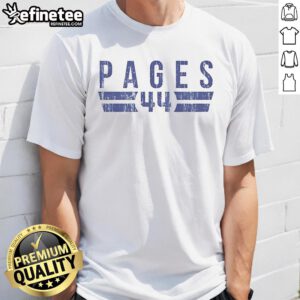 Alt Text: Official Andy Pages 44 Los Angeles D Font Vintage T-Shirt featuring a retro design and stylish graphics.