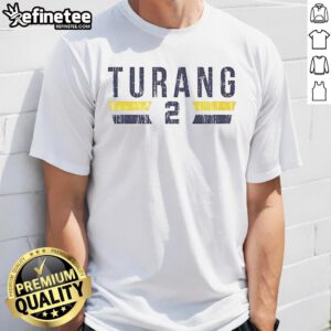 Official Brice Turang 2 Milwaukee Font Vintage T-Shirt featuring classic design and team colors for fans and collectors.