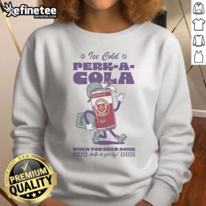 Official Call of Duty Ice Cold Perk-A-Cola sweatshirt featuring vibrant graphics and a comfortable fit for gamers.