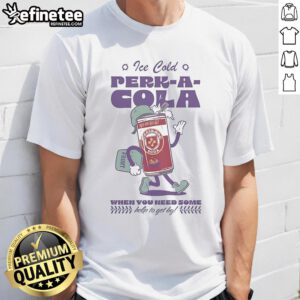 Official Call Of Duty Ice Cold Perk A Cola T-Shirt featuring vibrant graphics and classic gaming design for fans.