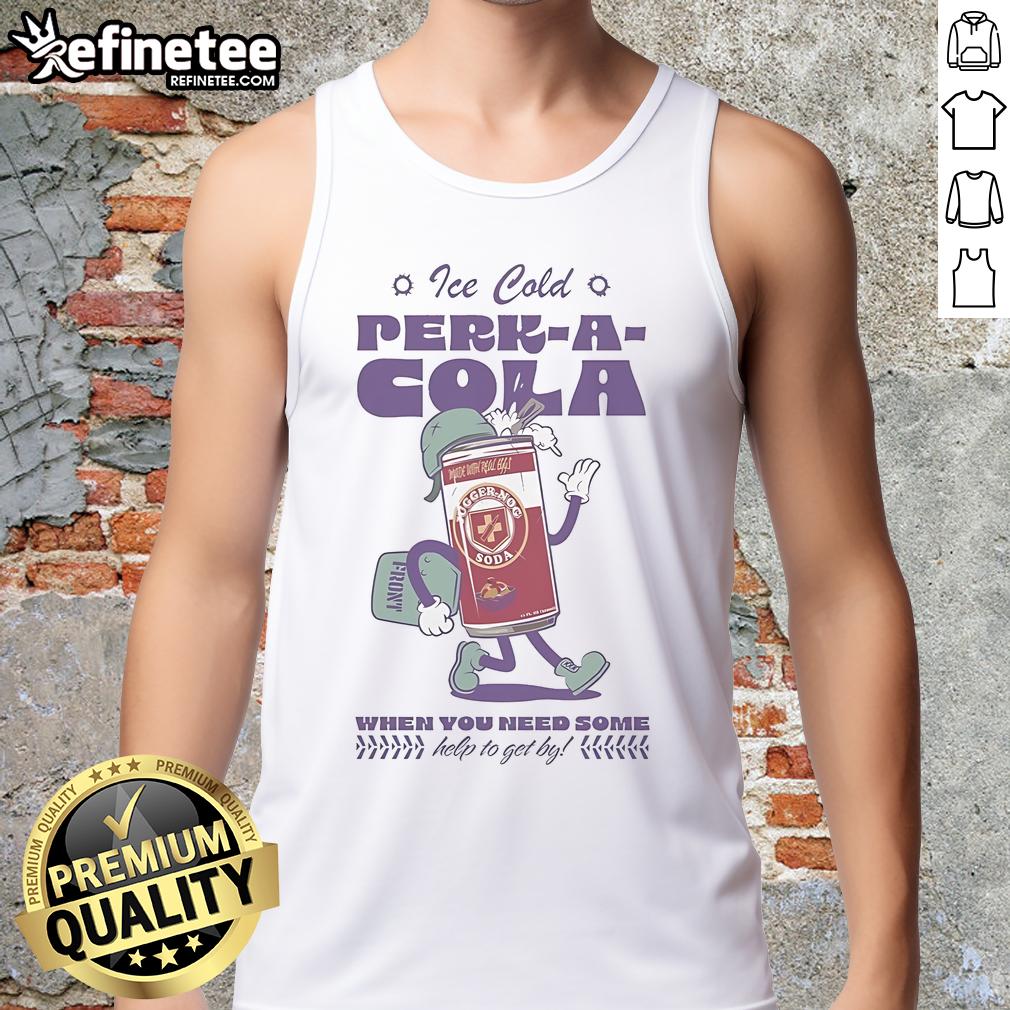 Official Call of Duty Ice Cold Perk-A-Cola tank top featuring vibrant graphics and gaming-inspired design.