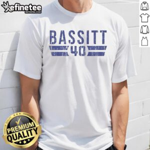 Official Chris Bassitt 40 Toronto Vintage T-Shirt featuring a retro design, perfect for baseball fans and collectors.