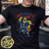 Golden State Warriors Snap Crackle Boom T-Shirt for Independence Day, celebrating champions in vibrant team colors.