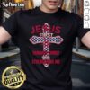 Official Houston Rockets Jesus First T-Shirt featuring 'Through Christ Who Strengthens Me' design, perfect for fans.
