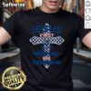 Alt Text: Official Kansas City Royals T-Shirt featuring 'Jesus First Through Christ Who Strengthens Me' design.