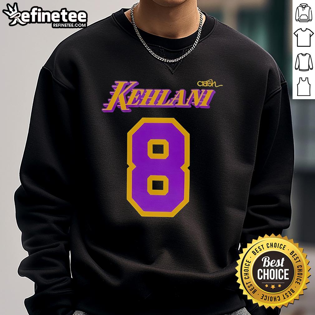 Alt Text: Official Kehlani X Los Angeles Lakers 8 Sweatshirt featuring vibrant team colors and stylish design for fans.
