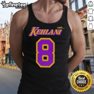 Kehlani X Los Angeles Lakers 8 Tank Top featuring stylish design and vibrant team colors for fans and fashion lovers.