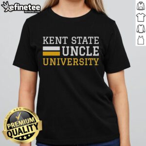 Official Kent State Uncle University ladies tee featuring vibrant design and comfortable fit for stylish fans.