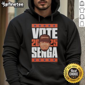 Official Kodai Senga 2025 Vote Hoodie featuring vibrant graphics and a stylish design for fans and supporters.