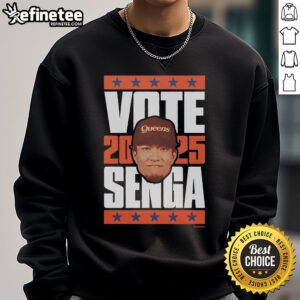 Official Kodai Senga 2025 Vote Sweatshirt featuring a stylish design, perfect for baseball fans and supporters.