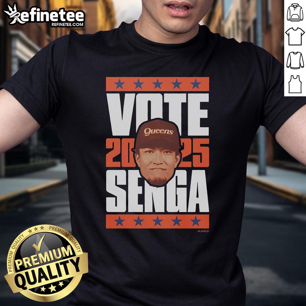 Official Kodai Senga 2025 Vote T-Shirt featuring a bold design, perfect for fans supporting the star pitcher.
