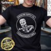 Alt Text: Official Kruschiki Supply Co X Kommandostore Skeleton T-Shirt featuring a unique skeleton graphic design on a black tee.