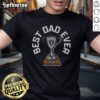 Alt Text: Official Las Vegas Raiders Best Dad Ever Trophy T-Shirt featuring team logo and trophy design for proud dads.