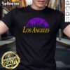 Alt Text: Official Los Angeles Lakers Cityscape Skyline Style 2025 T-Shirt featuring a vibrant skyline design and team colors.