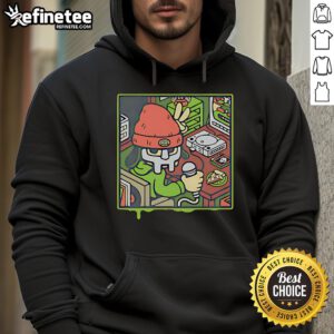 Official MF Doom Parappa The Rapper hoodie featuring vibrant graphics and a stylish design for fans and collectors.