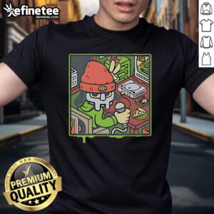 Official Mf Doom Parappa The Rapper T-Shirt featuring vibrant graphics of MF Doom and Parappa in a stylish design.