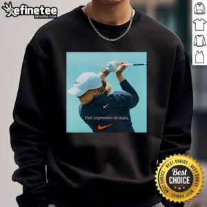 Official Maja Stark sweatshirt celebrating her first impressions at the U.S. Women's Open Championship.