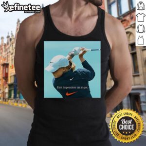 Official Maja Stark tank top showcasing first impressions at the U.S. Women's Open Championship, stylish and sporty design.