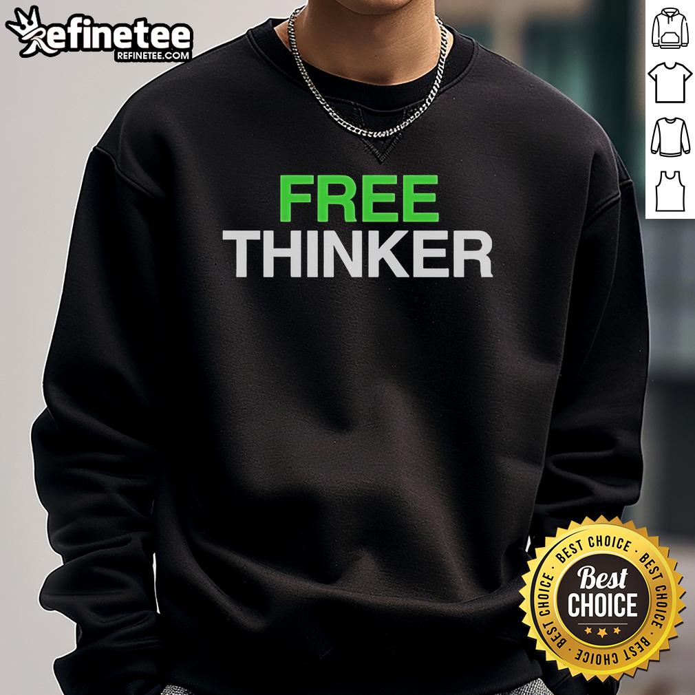 Alt Text: Official Matt Kim Free Thinker Sweatshirt featuring a stylish design perfect for casual wear and expressing individuality.