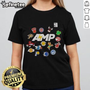 Official Mitchell & Ness NBA AMP Ladies Tee featuring stylish design, perfect for female basketball fans and casual wear.