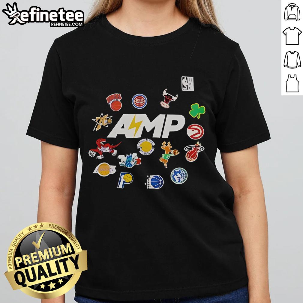 Official Mitchell & Ness NBA AMP Ladies Tee featuring stylish design, perfect for female basketball fans and casual wear.