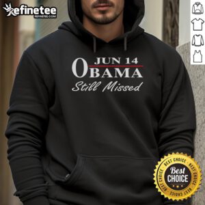 Official Obama Day hoodie, June 14 design, honoring Obama and celebrating his legacy. Perfect for fans and supporters.