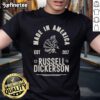 Official Russell Dickerson Made In America Est 2017 Bird T-Shirt featuring a stylish bird graphic and vibrant colors.