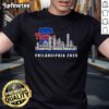 Official Skyline Name Philadelphia Phillies 2025 T-Shirt featuring bold team graphics and stylish design for fans.