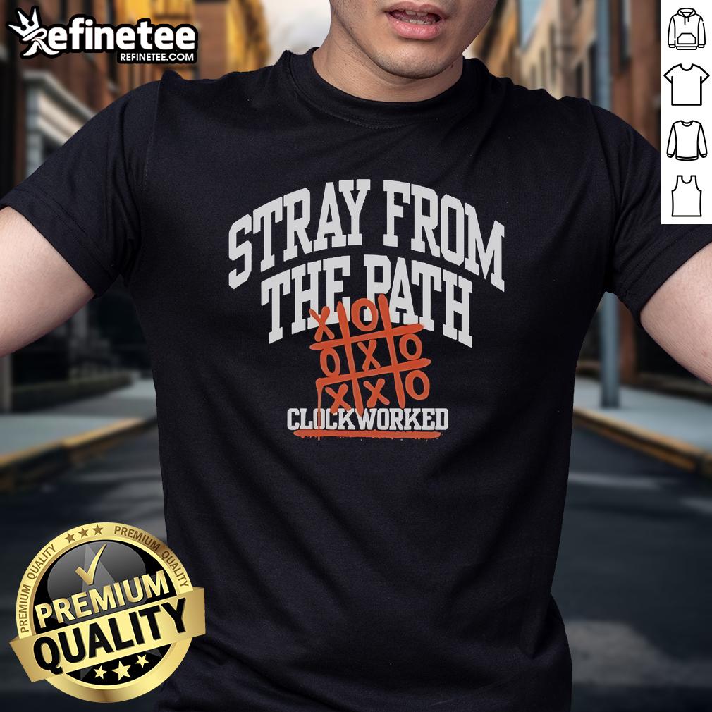Official Stray From The Path Clockworked T-Shirt featuring bold graphic design and premium cotton fabric for fans.