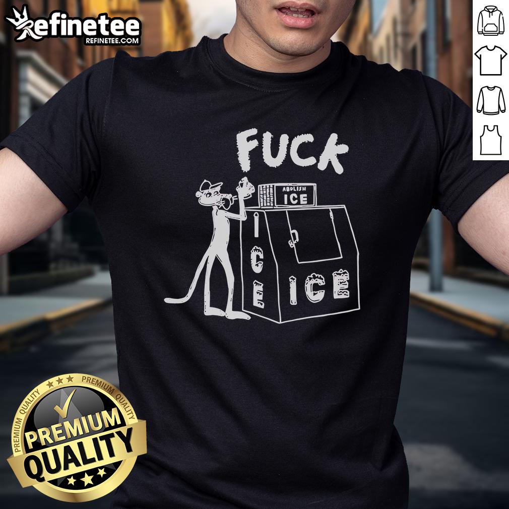 Official TV Dad 'F*ck Ice' T-Shirt featuring bold graphics, perfect for fans of humorous TV dad apparel and comedy.