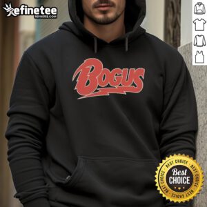 Alt Text: Official The Monster Squad Bogus Hoodie featuring classic horror characters and vibrant graphic design.