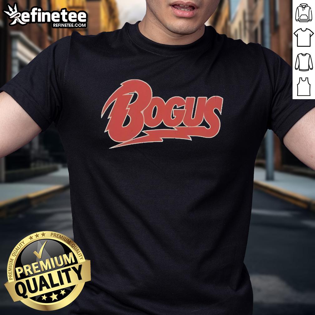 Official The Monster Squad Bogus T-Shirt featuring classic horror characters in vibrant colors for fans of the cult classic.