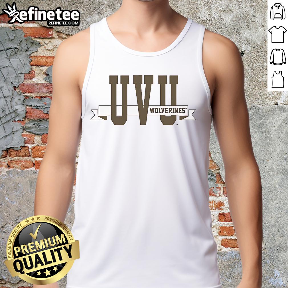 Alt Text: Official Tysdyes Utah Valley Ribbon Tank Top in vibrant colors, perfect for summer fashion and outdoor activities.