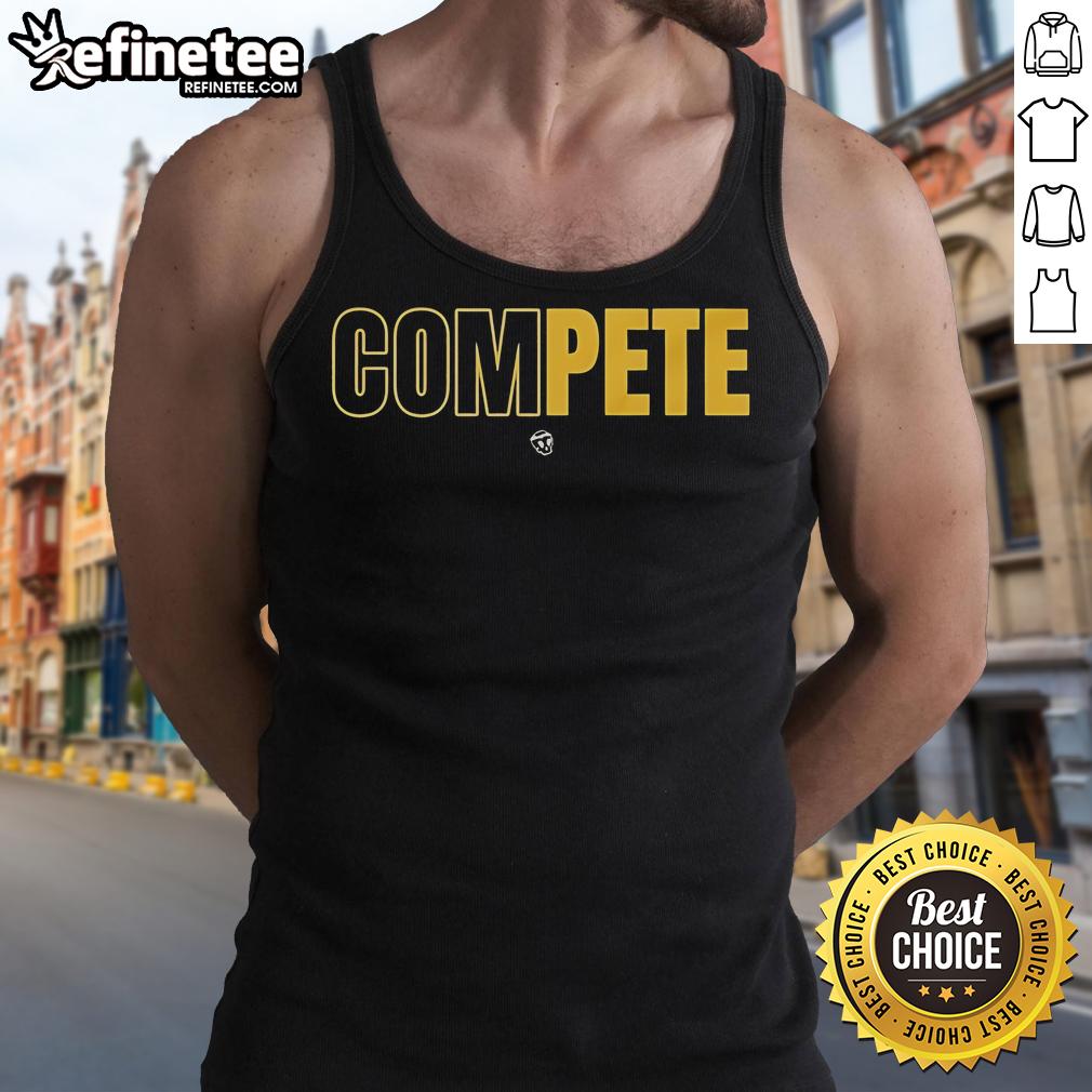 Alt Text: Original Compete Dead Friar Society tank top featuring a bold graphic design, perfect for casual wear and fandom.