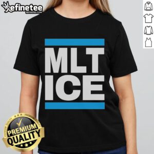 Premium MLT Ice Ladies Tee in soft fabric, perfect for casual outings and stylish summer looks.