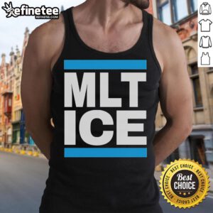 Premium MLT Ice Tank Top in light blue, featuring a stylish design and comfortable fit for summer wear.
