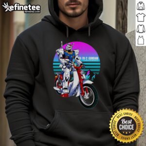 Awesome AX-78-2 Gundam First Rider Hoodie featuring dynamic graphics and a stylish design for fans of mecha anime.