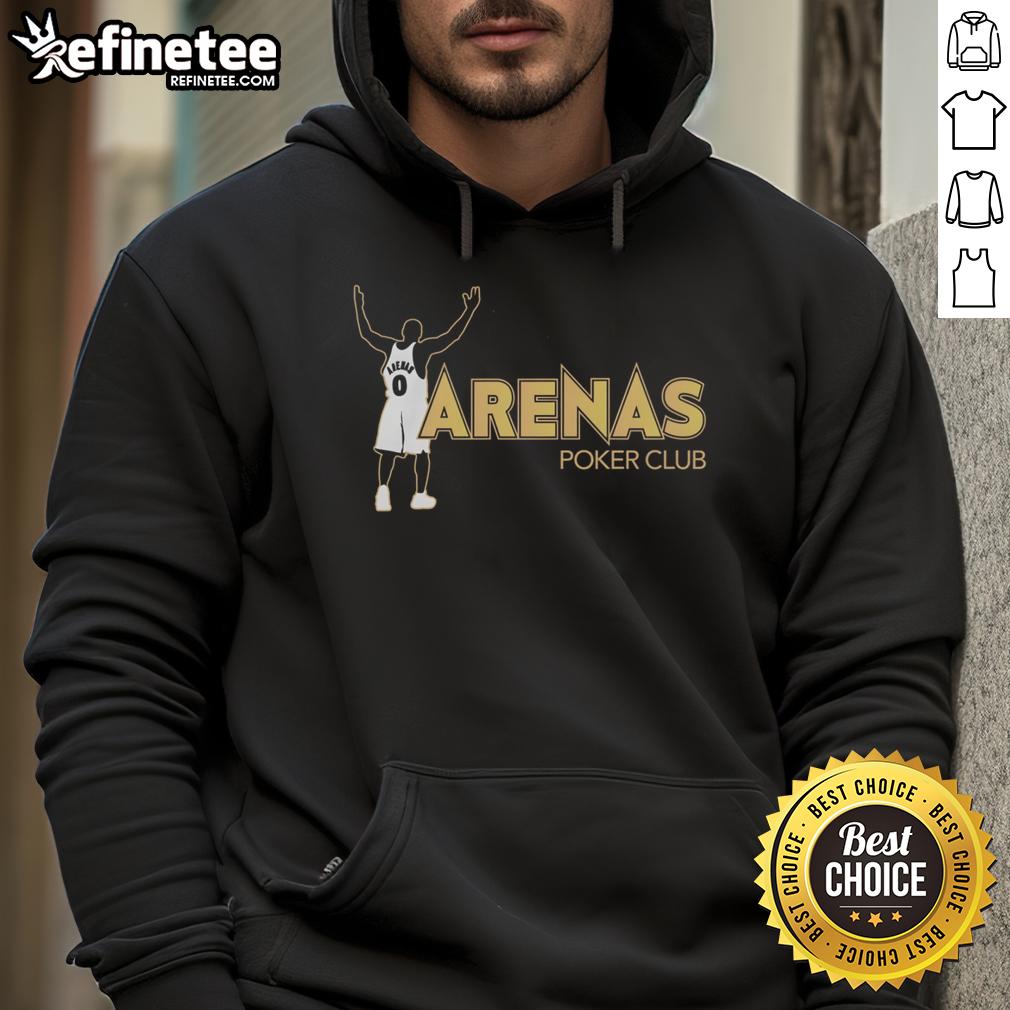 Awesome Arenas Poker Club hoodie featuring a stylish design, perfect for poker enthusiasts and casual wear.