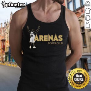 Stylish Awesome Arenas Poker Club tank top featuring a bold design, perfect for poker enthusiasts and casual wear.