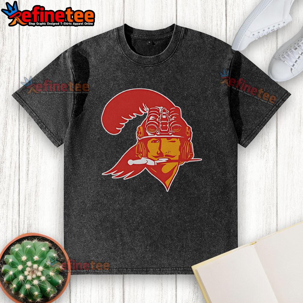 Awesome Tactical OTX Tampa Bay Bucs washed t-shirt showcasing team logo and vintage design for fans.