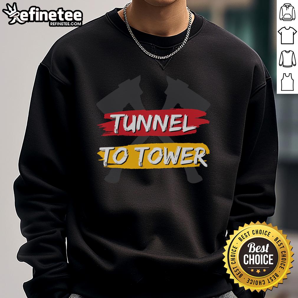 Alt Text: Awesome Tunnel to Tower Axe Sweatshirt featuring a stylish design, perfect for comfort and support in any adventure.