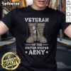 Awesome Veteran Of The United States Army T-Shirt featuring patriotic design and bold text honoring military service.